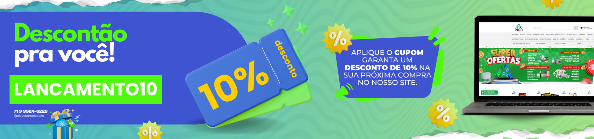 Desconto 10%