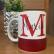 CANECA BRANCA COM GLITTER PERSONALIZADA