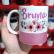 CANECA BRANCA COM GLITTER PERSONALIZADA