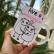 CANECA DE VIDRO FOSCO PERSONALIZADA