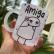 CANECA DE VIDRO FOSCO PERSONALIZADA