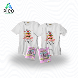 KIT 2 CANECAS + 2 CAMISAS      
