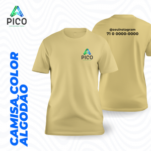 CAMISA ALGODÃO PERSONALIZADA      