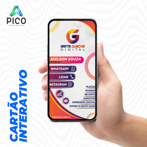 CARTÃO DE VISITA DIGITAL INTERATIVO      