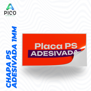 CHAPA PS 1MM ADESIVADA M²      