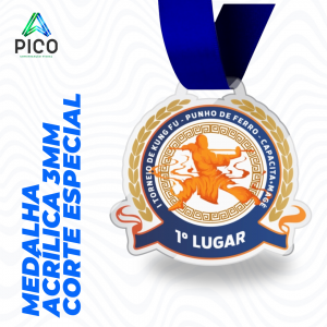 MEDALHAS DE ACRÍLICO CORTE ESPECIAL      