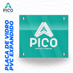 PLACA DE VIDRO COM PVC EXPANDIDO 10MM      